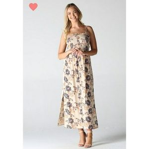 ANGIE NEW smocked floral dress